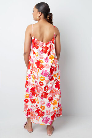 Kleid Blumendruck - rosa/orange h5 Bild10